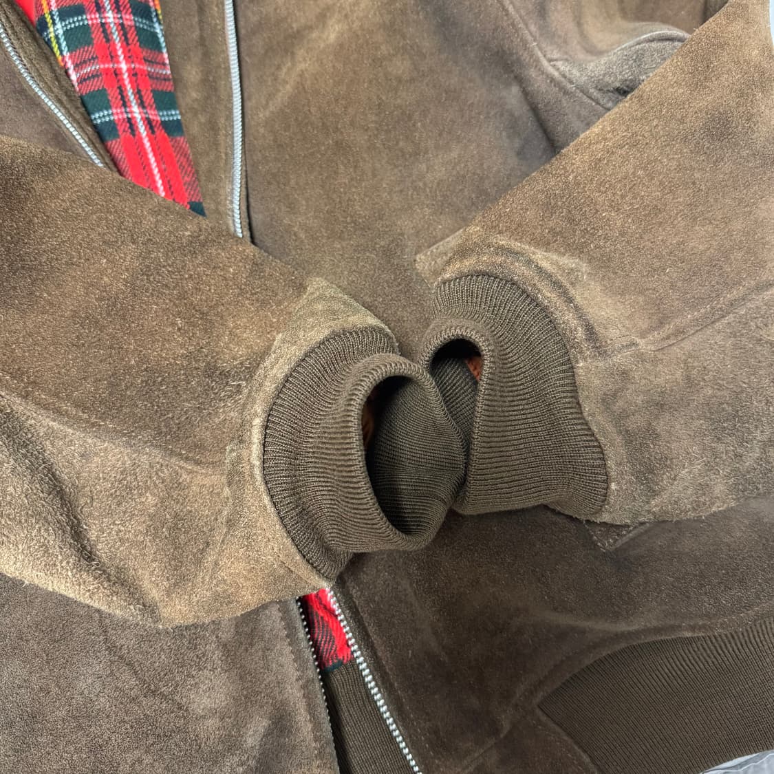 빈티지 브라운 스웨이드 G9 헤링턴 가죽 자켓 105 스너프 상품이미지9