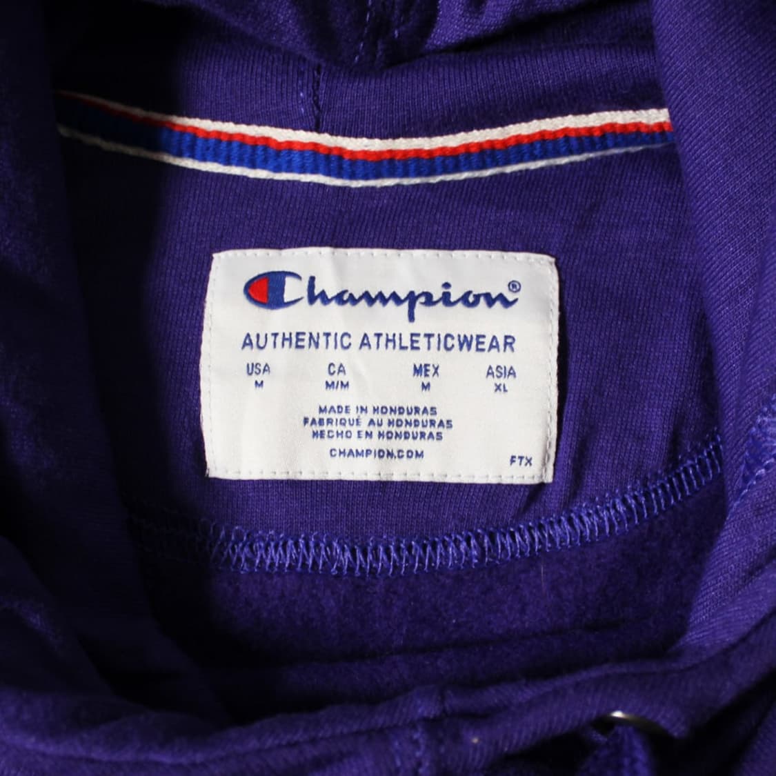 Champion 챔피온 기모 퍼플 후드티  상품이미지4