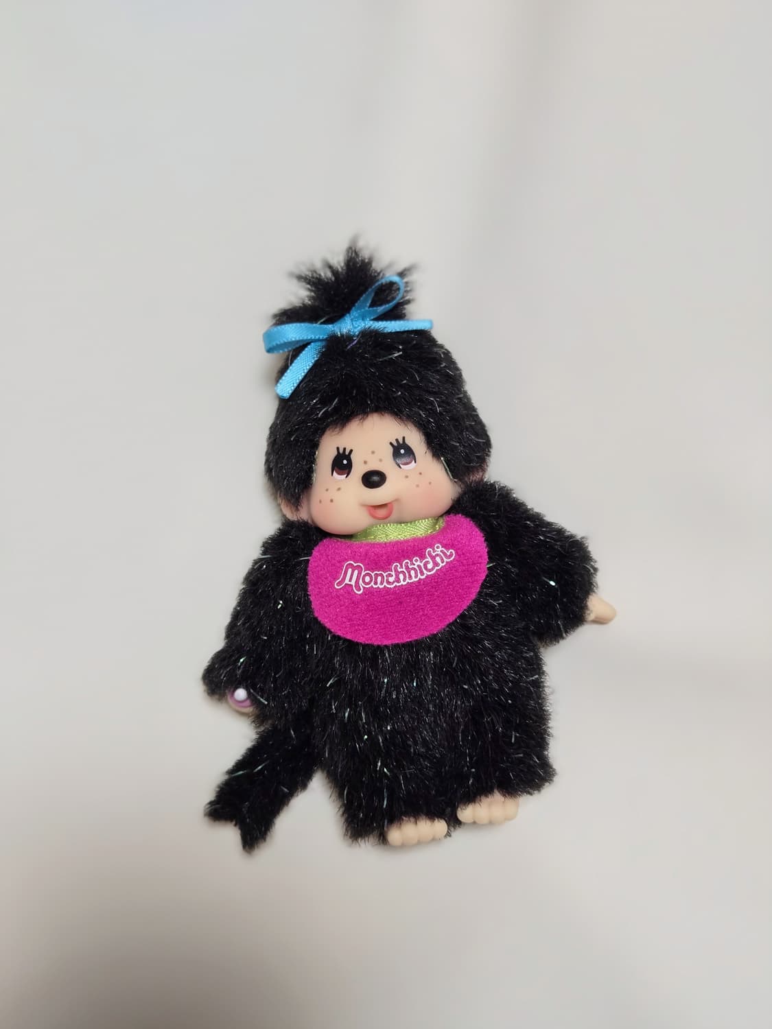 몬치치 블랙빤짝이 키링 상품이미지2