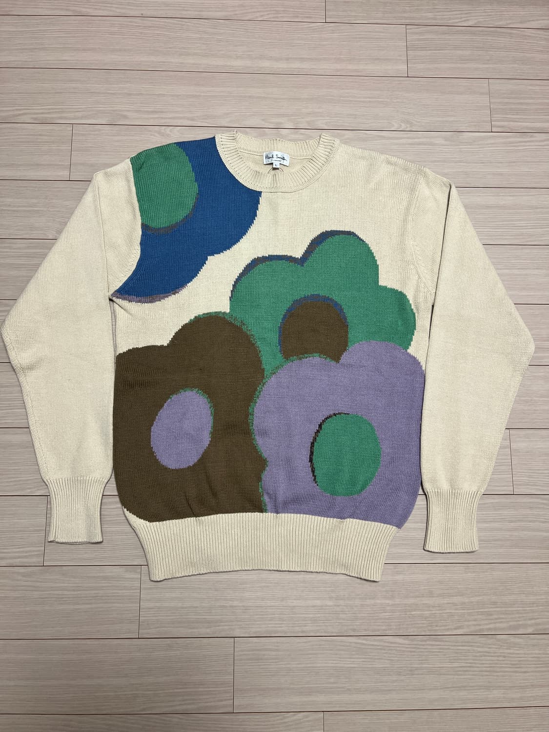 폴 스미스 플라워 패턴 니트 스웨터 아이보리 / L (정품) 상품이미지2