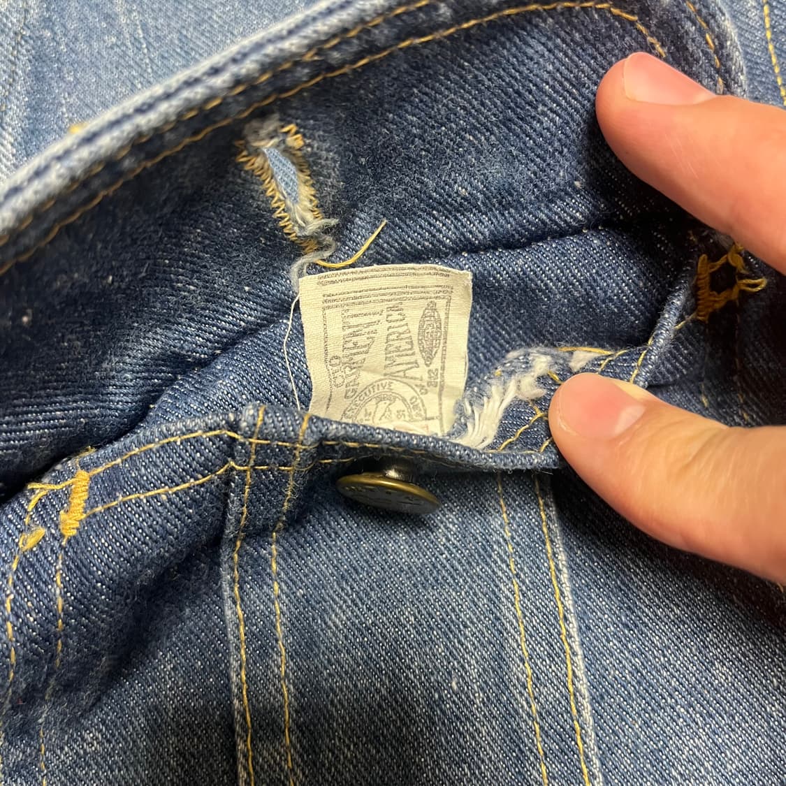 Lee 80s 초기 빈티지 데님 자켓 상품이미지5