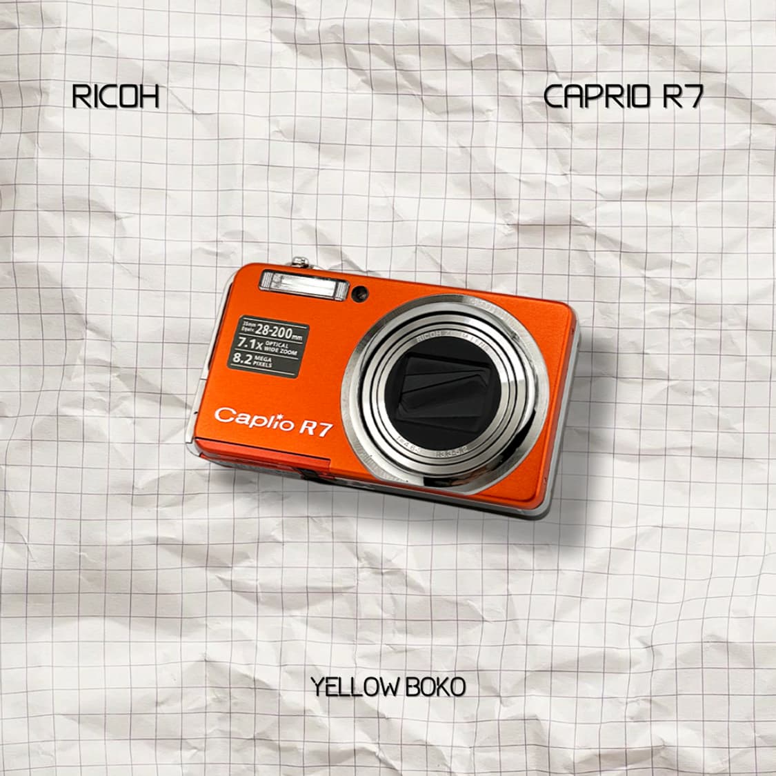 [필름 느낌] RICOH 리코 카프리오 R7 레트로 디지털 카메라 상품이미지1