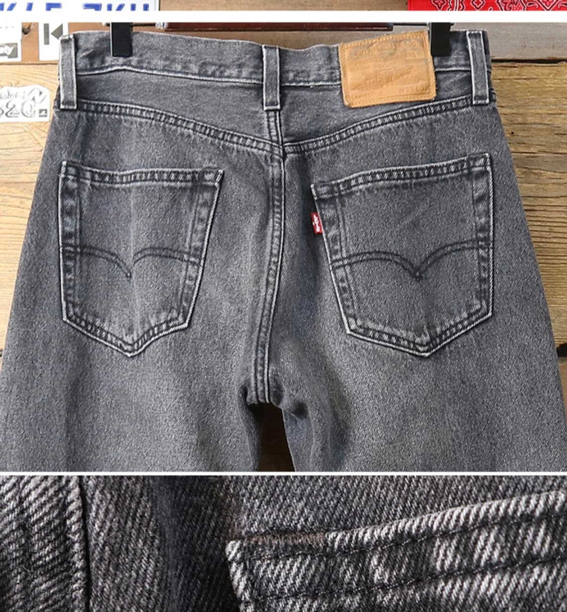 levis 리바이스 551z 빅e 블랙 그레이 데님

29 상품이미지4