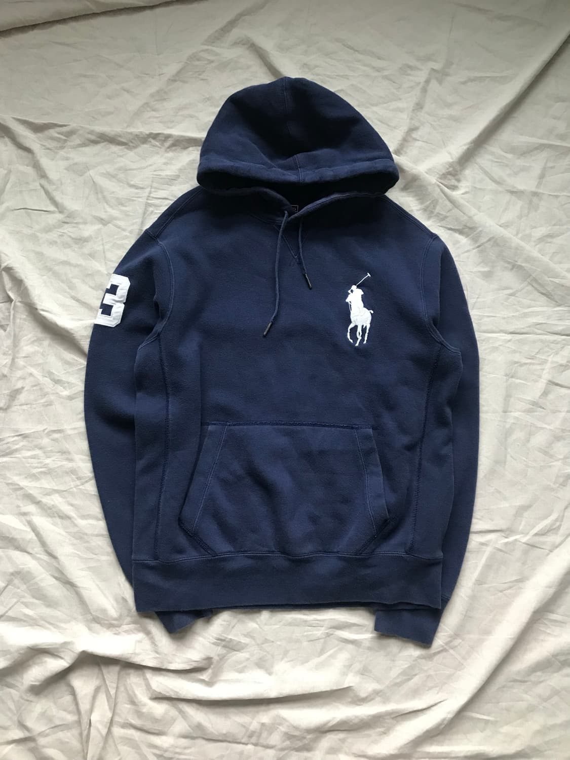 (주)서광 폴로 랄프로렌 빅포니로고 네이비 써멀 헤비 후드티 상품이미지5
