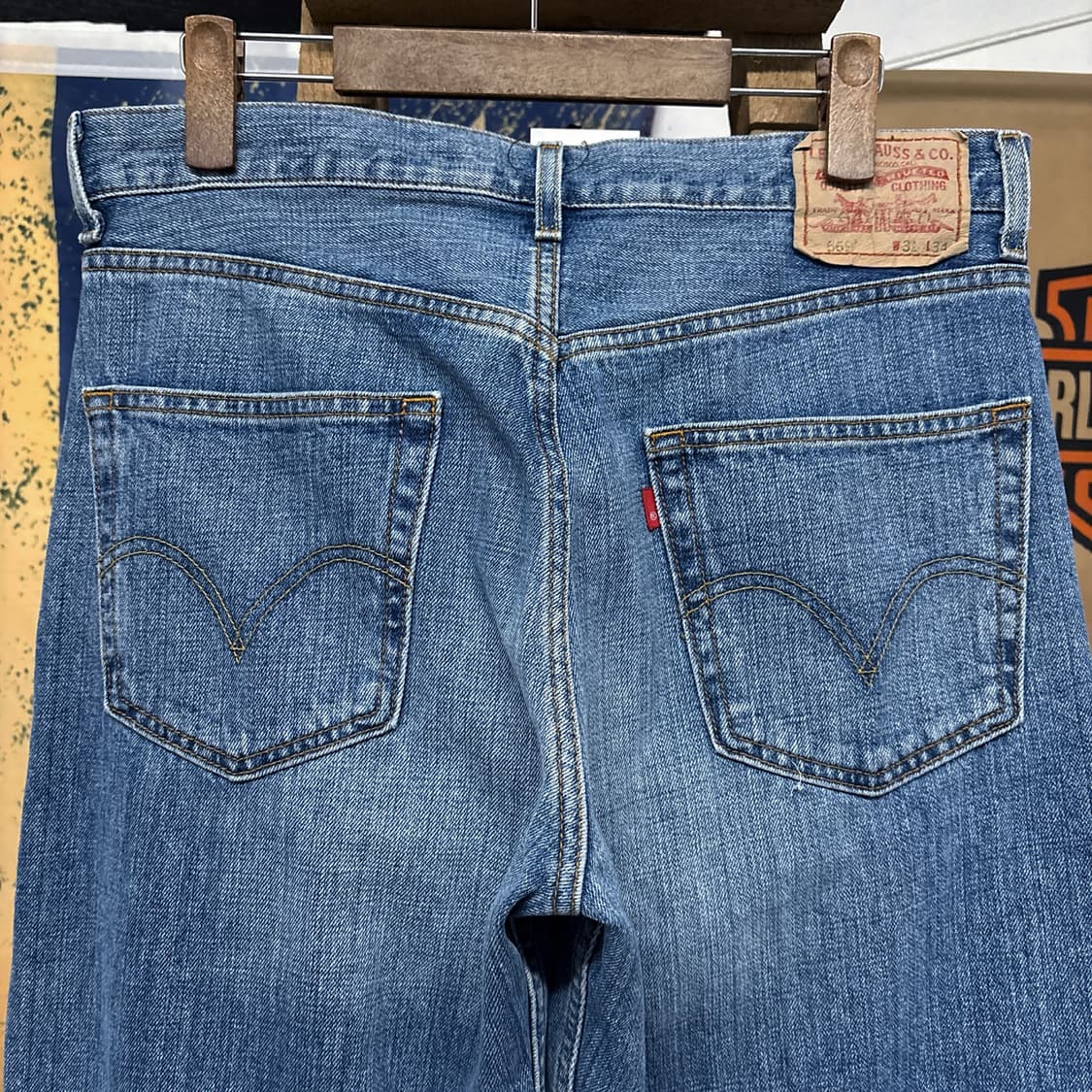 00s 리바이스 569 루즈 스트레이트 블랭크R탭 데님팬츠 N1192   상품이미지6