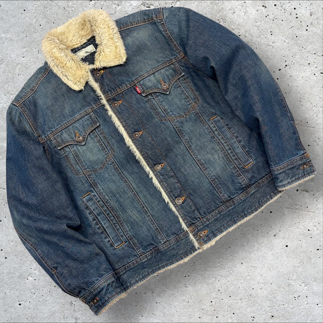 [L] 리바이스 쉐르파 데님 자켓 B428 상품이미지1