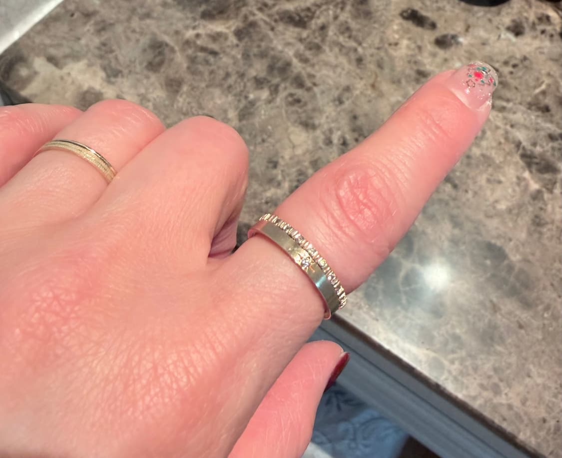 14k 꼬냑다이아 링 상품이미지3