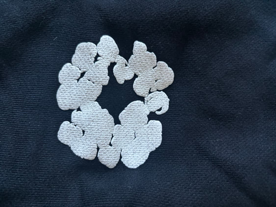 데님티어스 블랙 후드티 M사이즈 상품이미지4