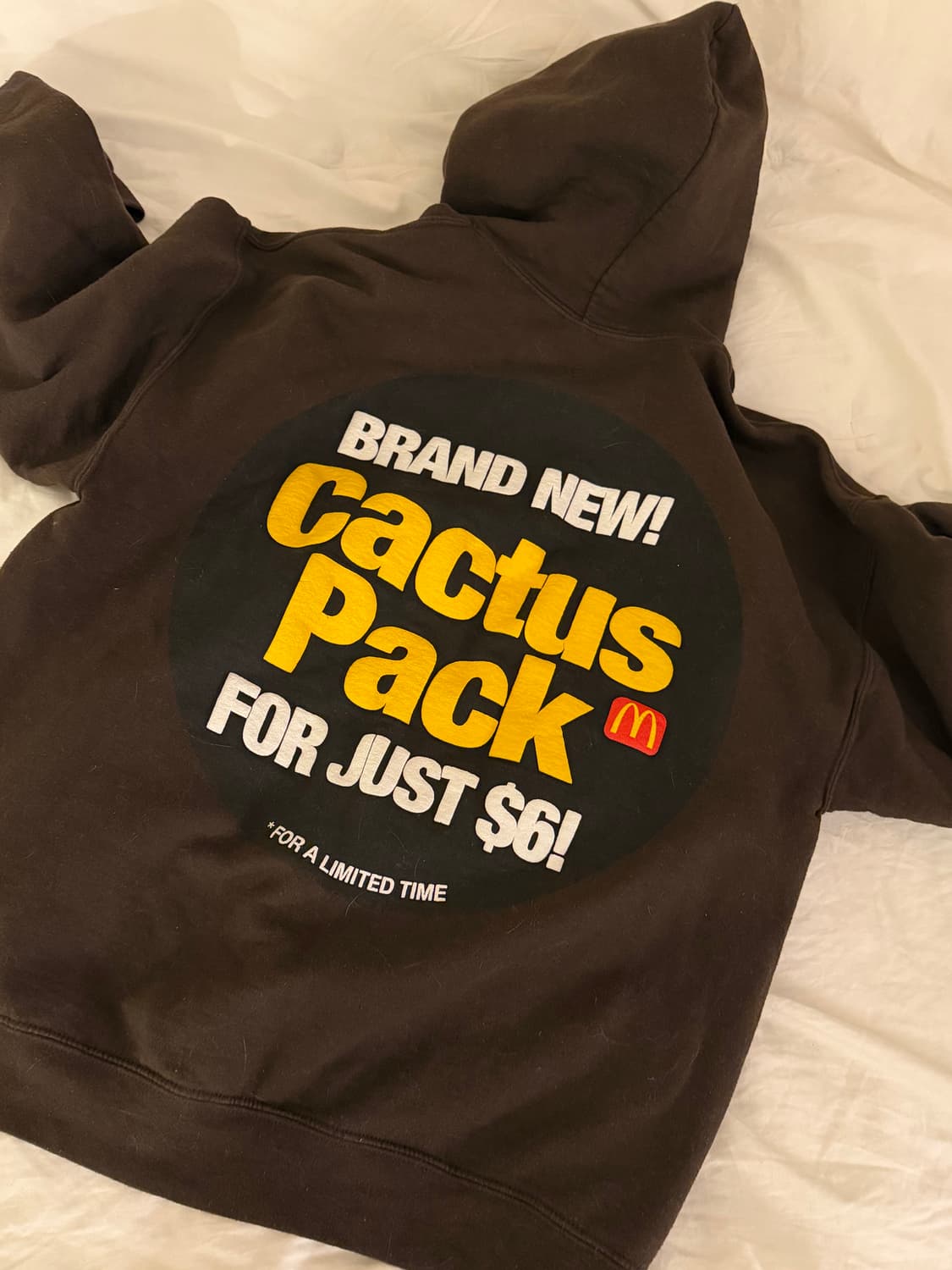 (레어) 캑터스잭 X 맥도날드 브라운 스티커 팩 후드 M 상품이미지6