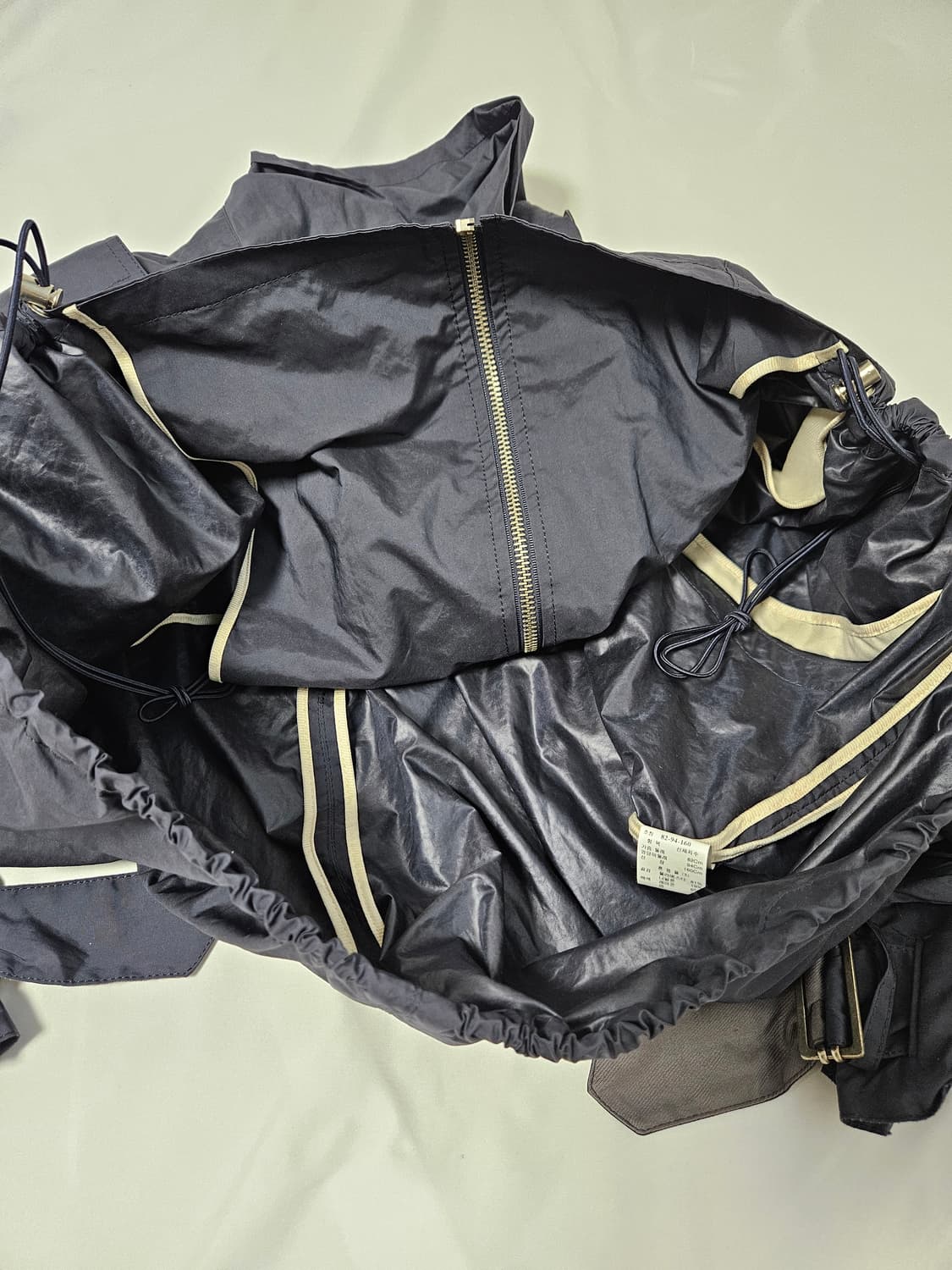 시스템 SYSTEM 한섬 스트링 바람막이 후드자켓 여성82 (거의새상품) 상품이미지6