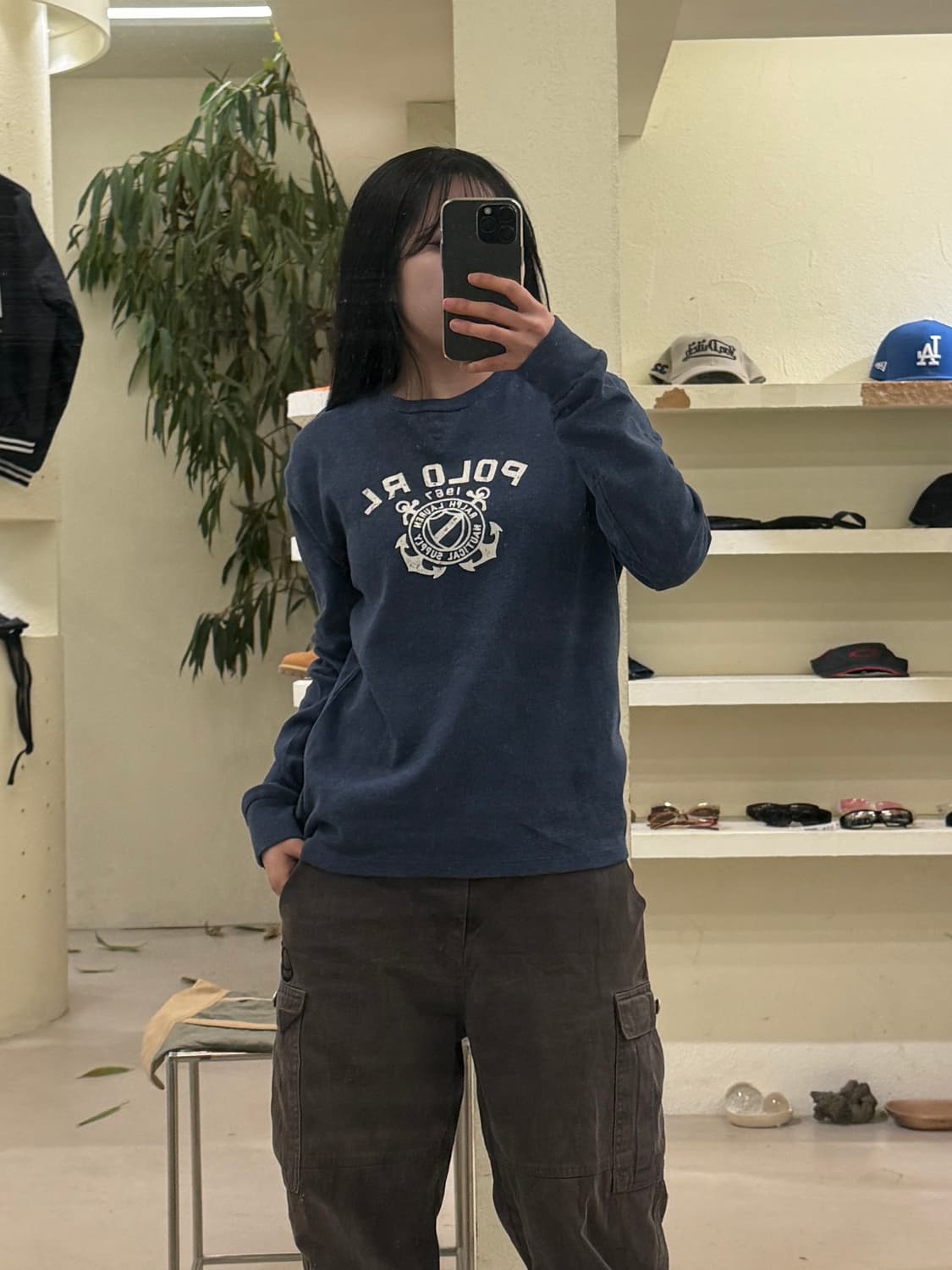 폴로 랄프로렌 로고 프린트 크루넥 맨투맨 U474 상품이미지1