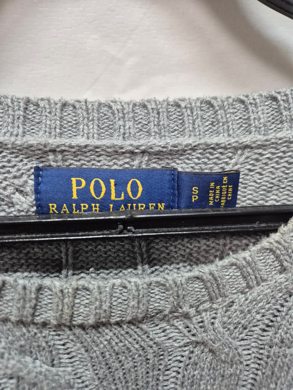 폴로 케이블니트 그레이 상품이미지3