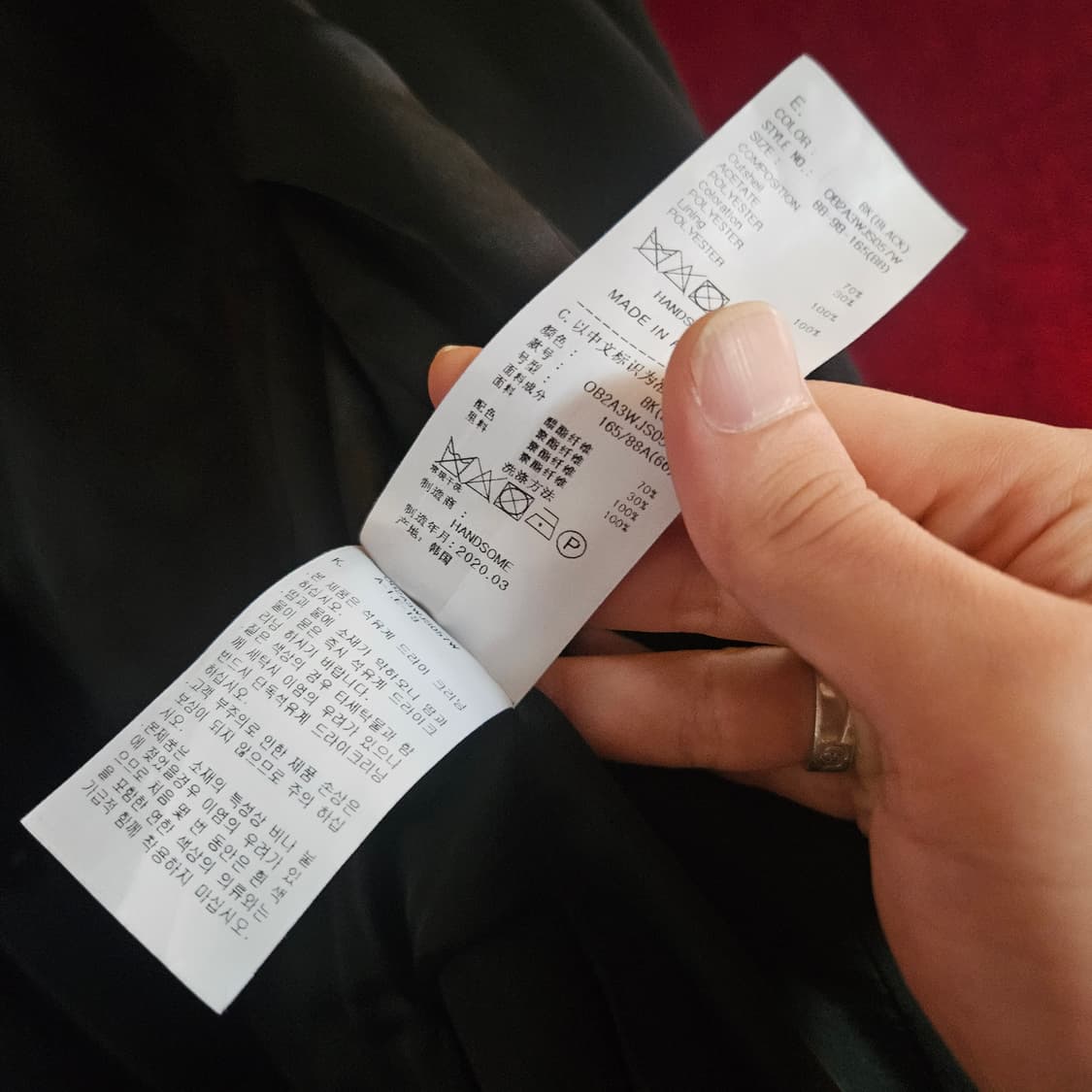 한섬 오브제(OBZEE) 20ss 더블 스티치 블레이져 자켓 ~88 상품이미지8