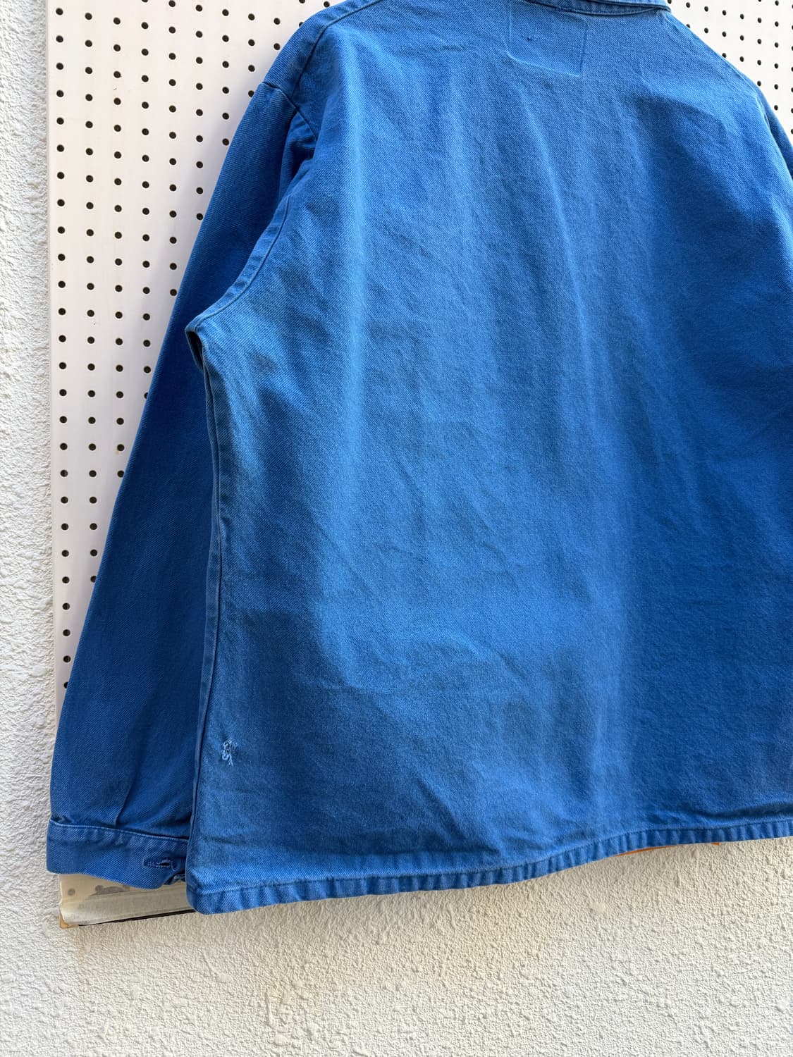 OLD VINTAGE WASHED BLUE FRENCH 프렌치워크자켓 상품이미지9