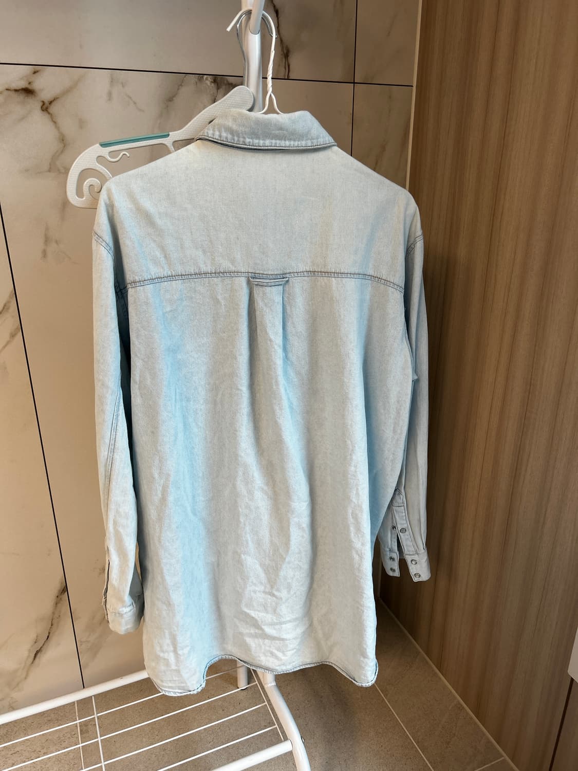 데님 롱셔츠 상품이미지2