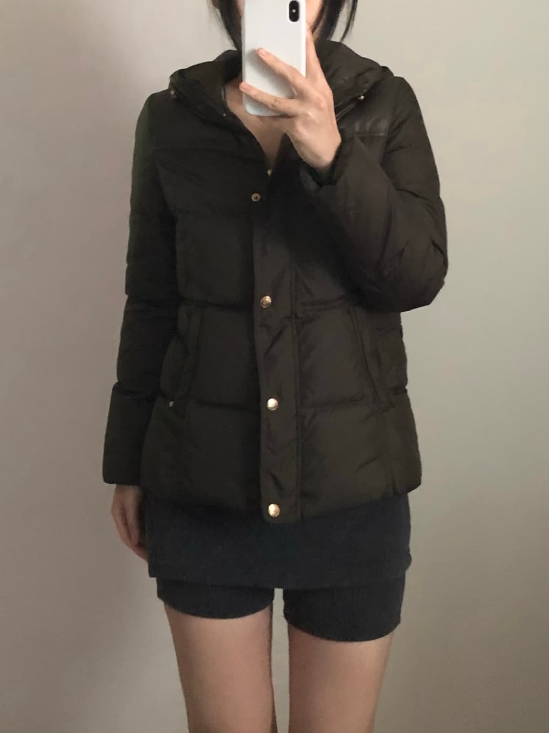 빈폴 카키 구스다운 패딩 상품이미지1