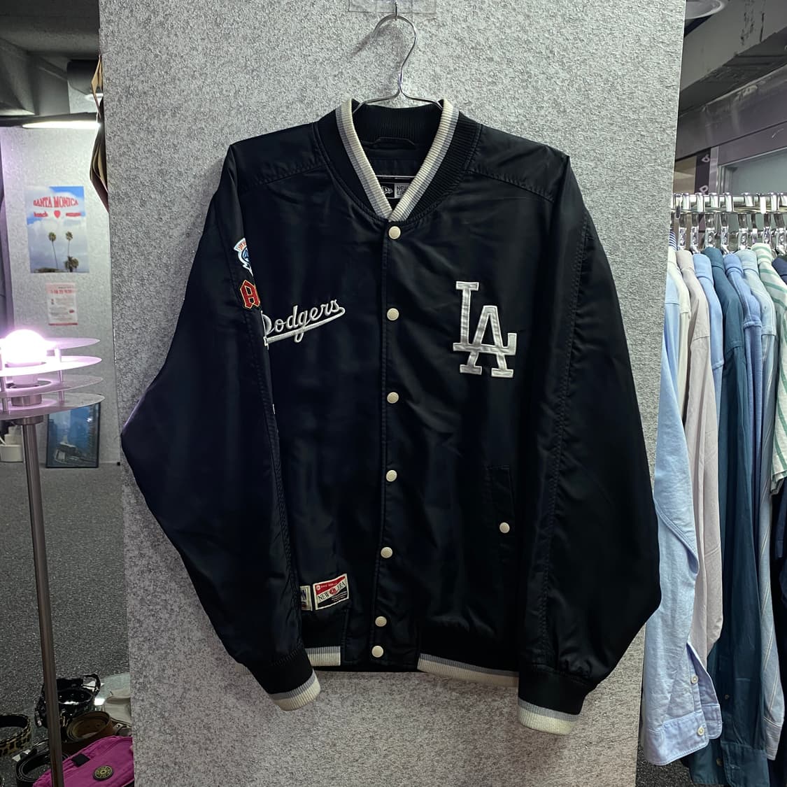 뉴에라 La 다저스 빅로고 새틴 바시티 B3203 상품이미지2