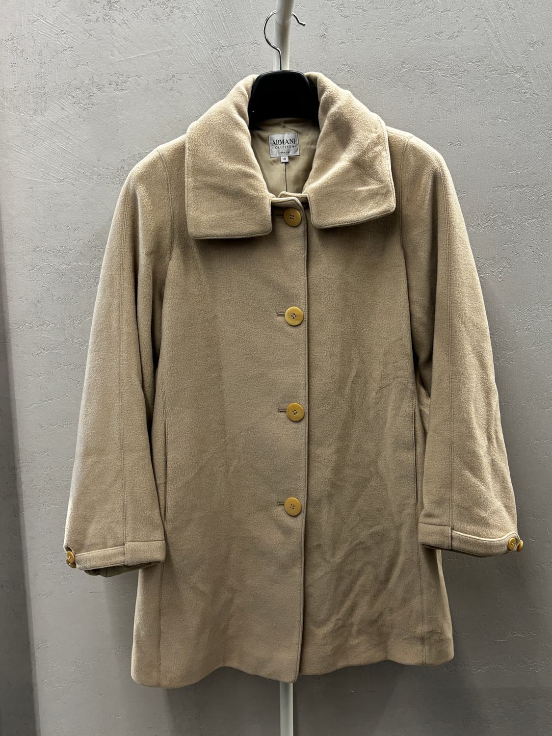 아르마니 콜레치오니 배이지 코트 M 상품이미지2
