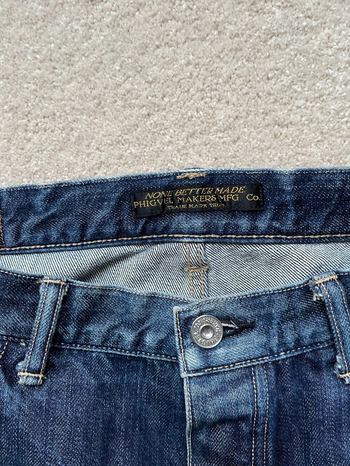 피그벨 메이커스 페이딩 데님 팬츠 (31-32) 상품이미지6