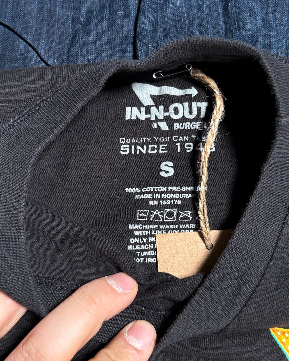 인앤아웃버거 인앤아웃버거 캘리포니아 그래픽 티셔츠 S 상품이미지5