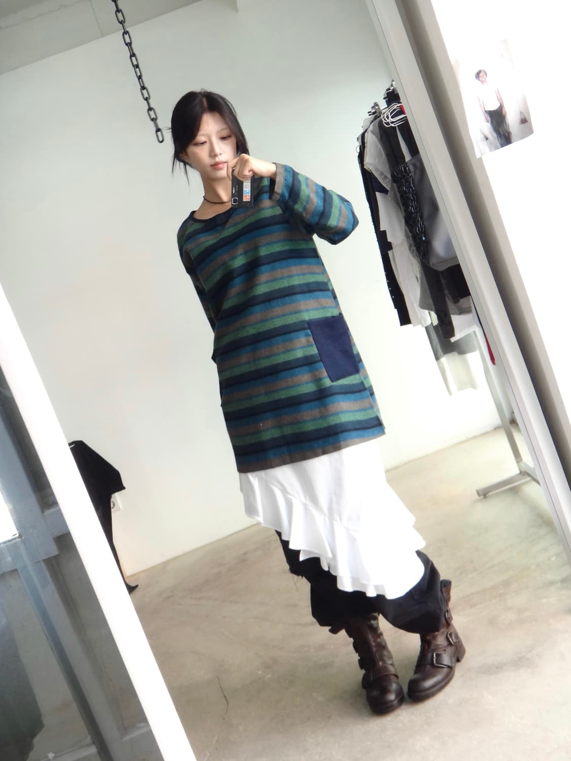 Stripe warm pocket ops  상품이미지3