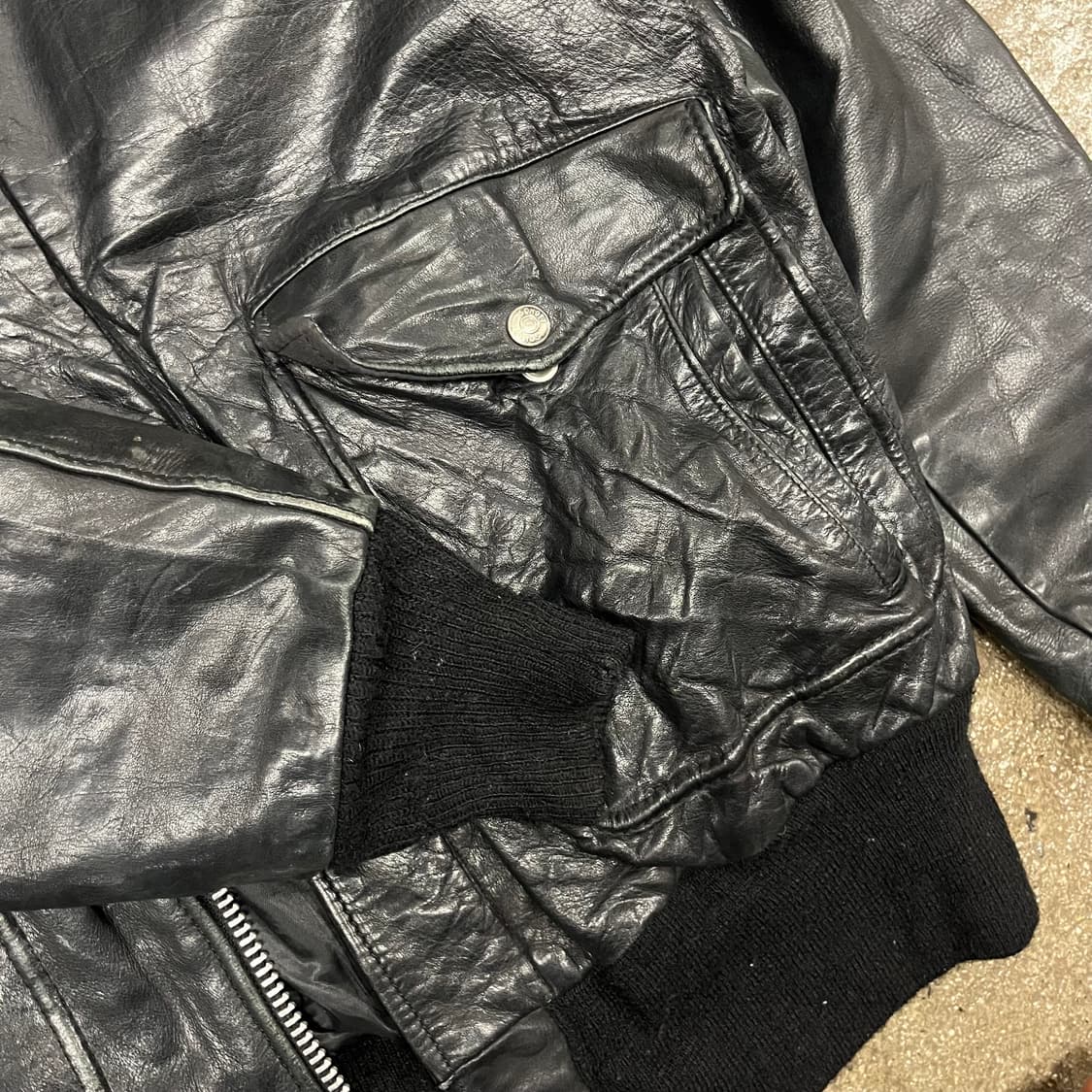 80’s Schott A-2 레더 자켓 (100)  상품이미지2