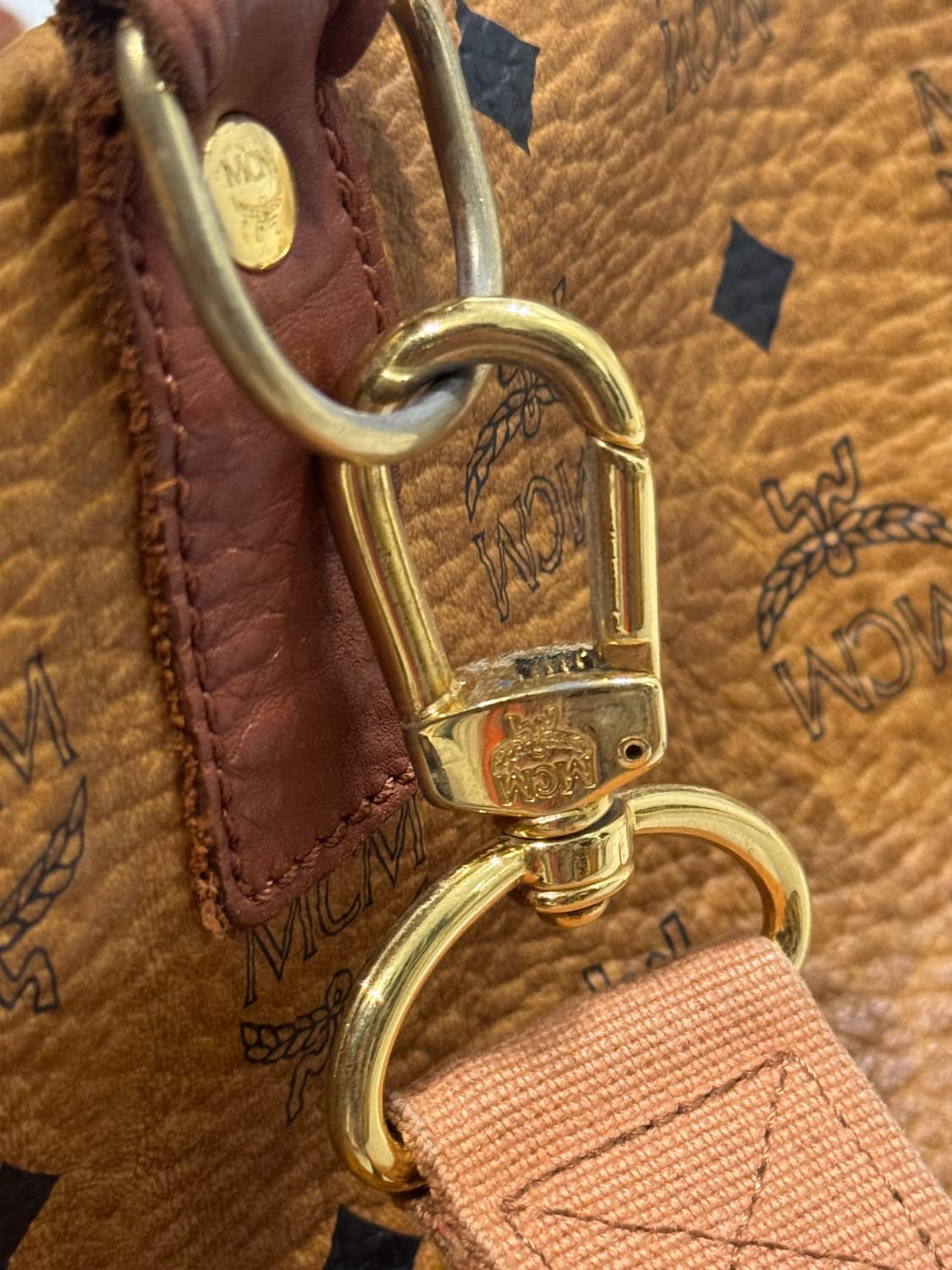 [mcm] 독일 mcm 보스턴 더플 백 및 키 월렛 상품이미지5