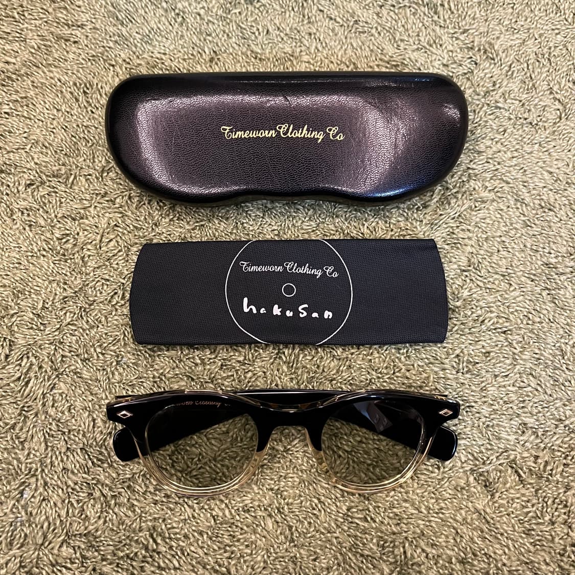 백산안경 타임원클로딩 보스턴 블랙투톤 상품이미지1