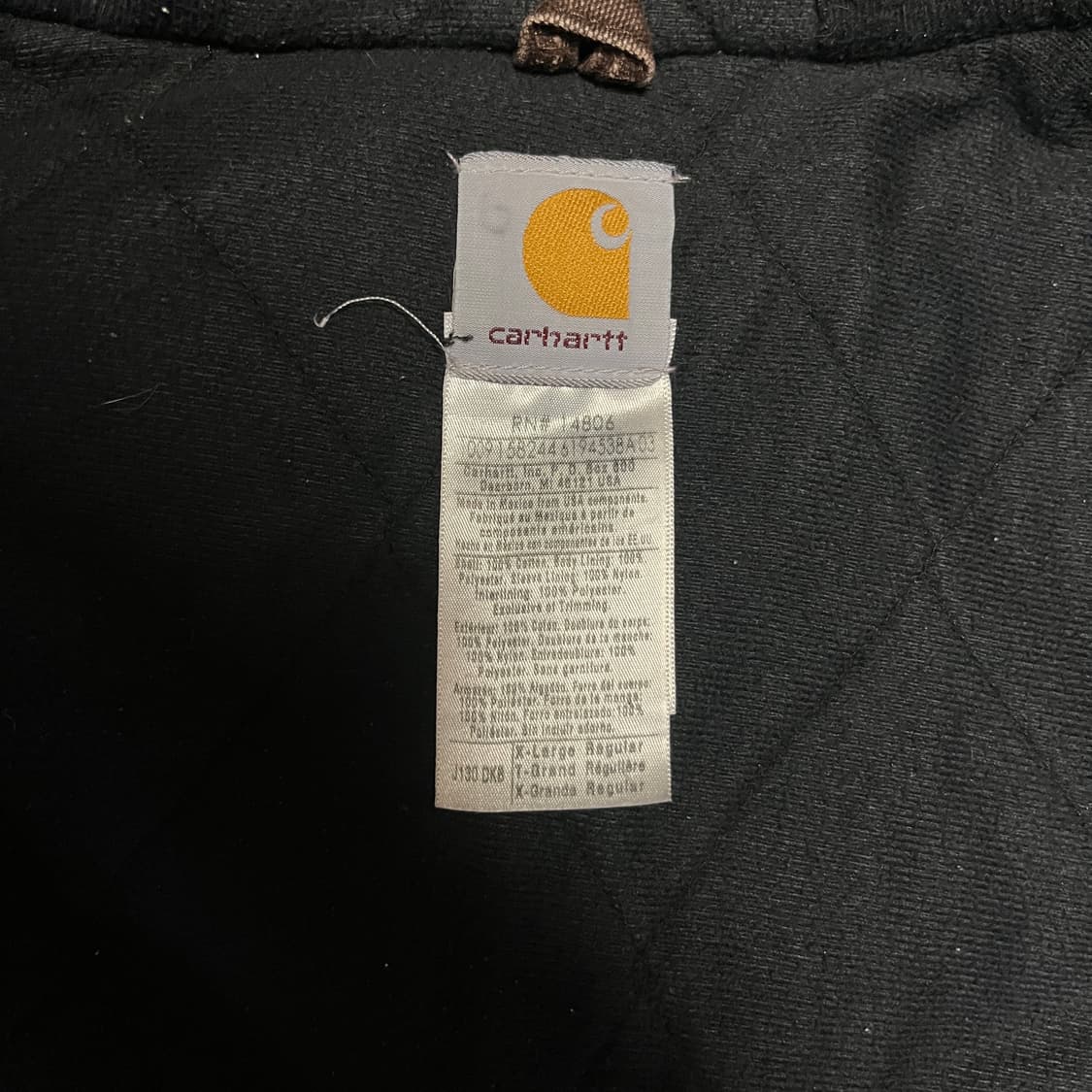 [XL] 00s 빈티지 칼하트 J130 덕 액티브 자켓 DKB 상품이미지4