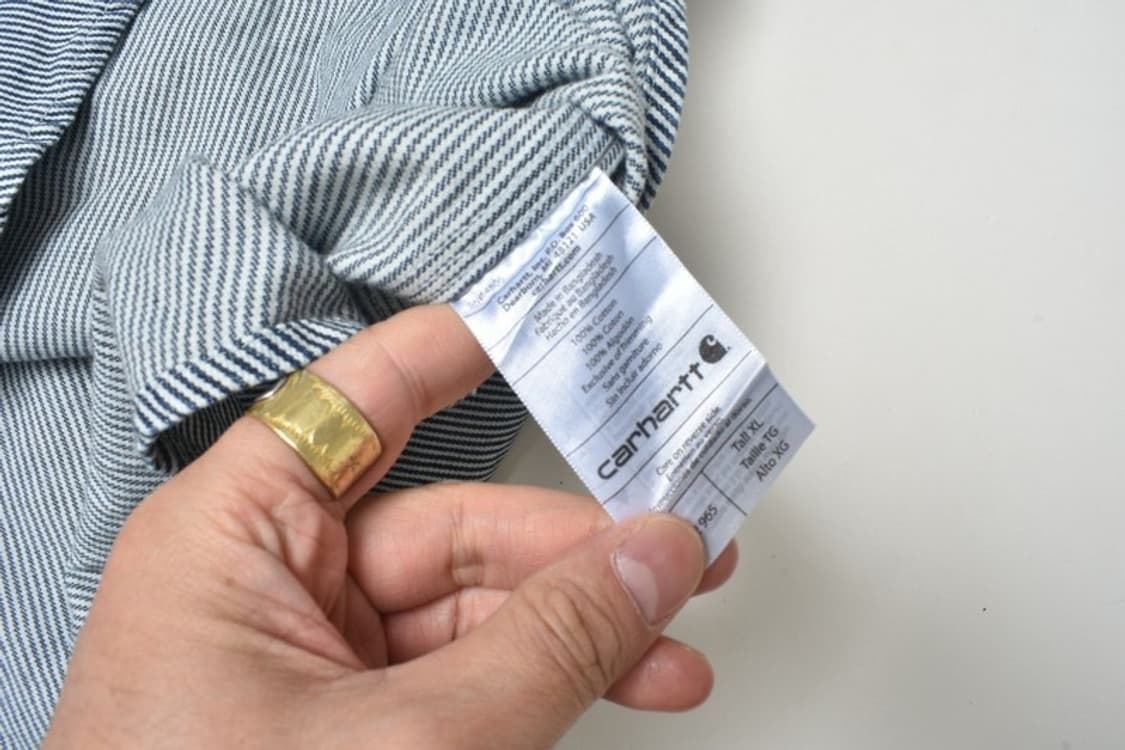 칼하트 데님 아노락 셔츠 XL N1143 상품이미지6