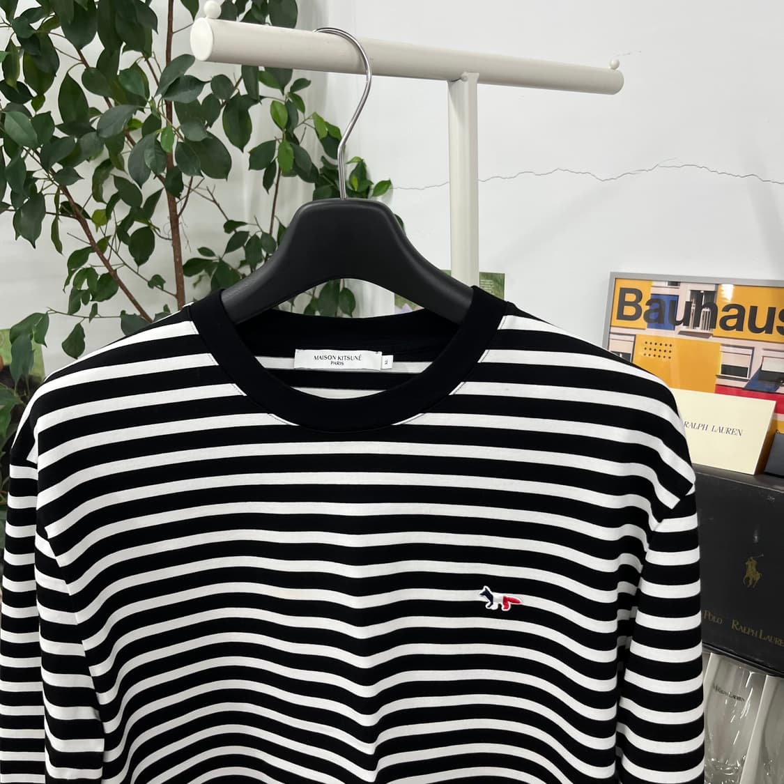 메종키츠네 스트라이프 롱슬리브 XL  상품이미지2