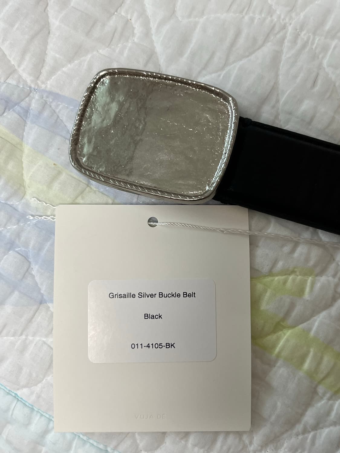 vujade grisaille silver bucklebelt 부자데벨트 상품이미지1