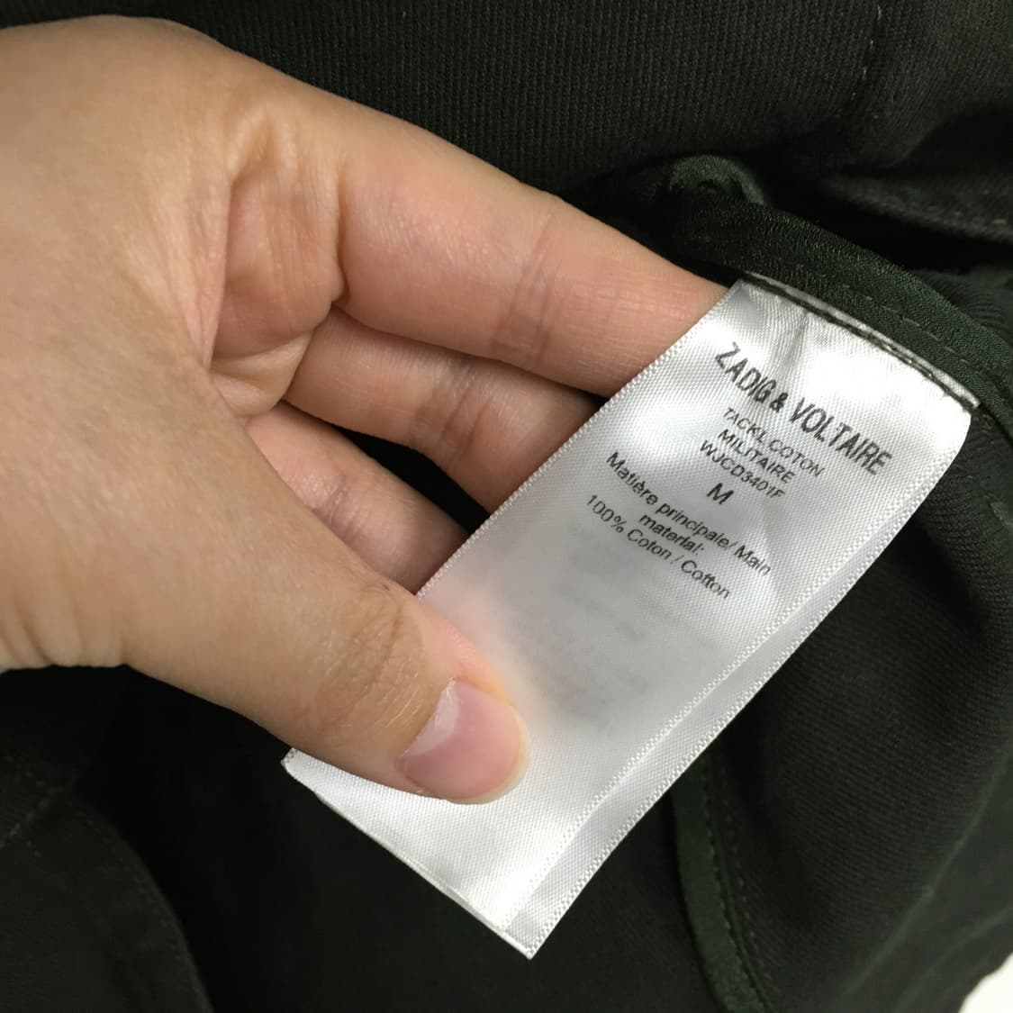  쟈딕앤볼테르 정품 야상 자켓 M 상품이미지7