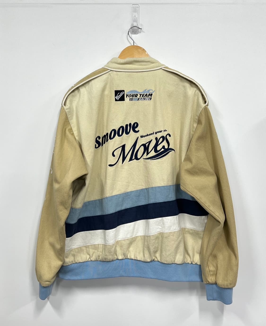 위캔더스 패치 레터링 레이싱 자켓 상품이미지7