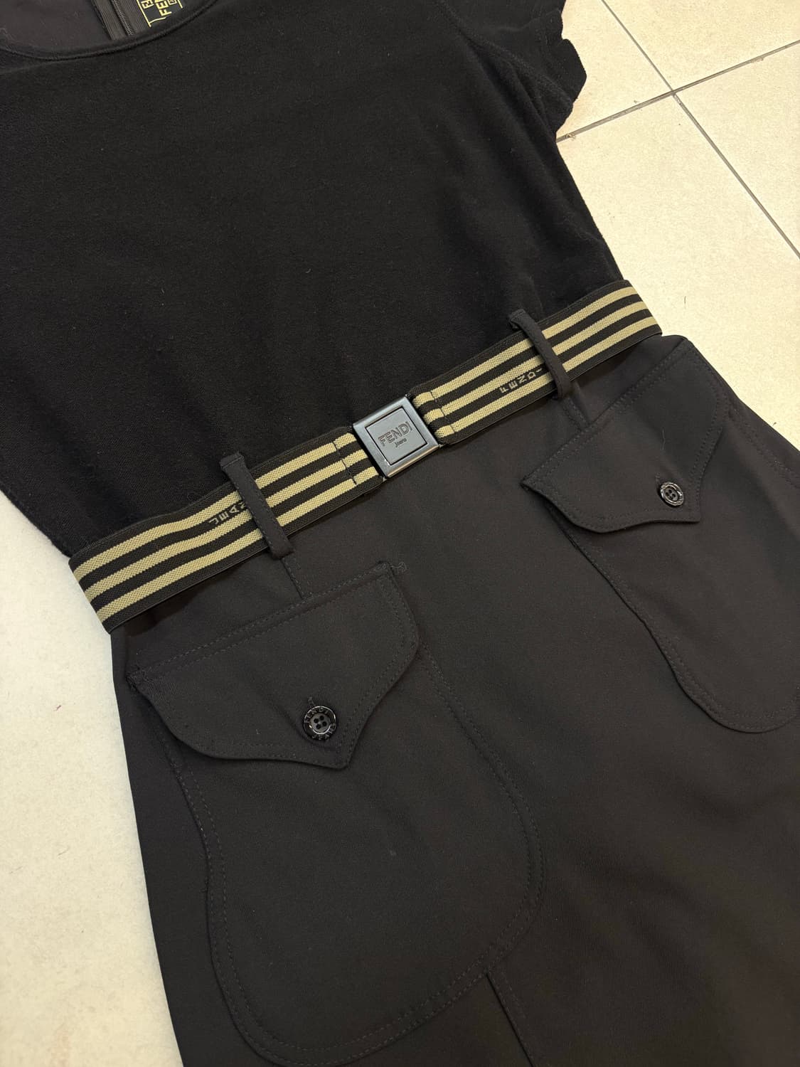 [ 38 ] 펜디 A라인 반팔 원피스 상품이미지3