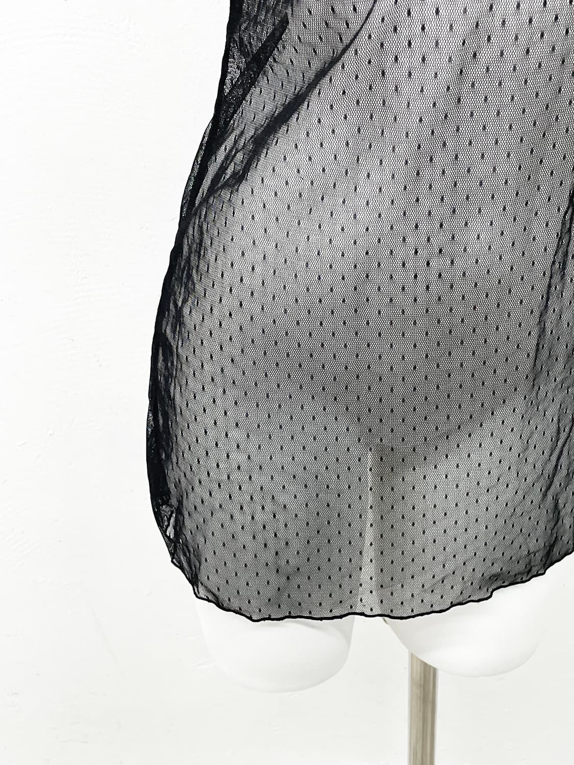 블랙 브리저튼 레이스 원피스 상품이미지3