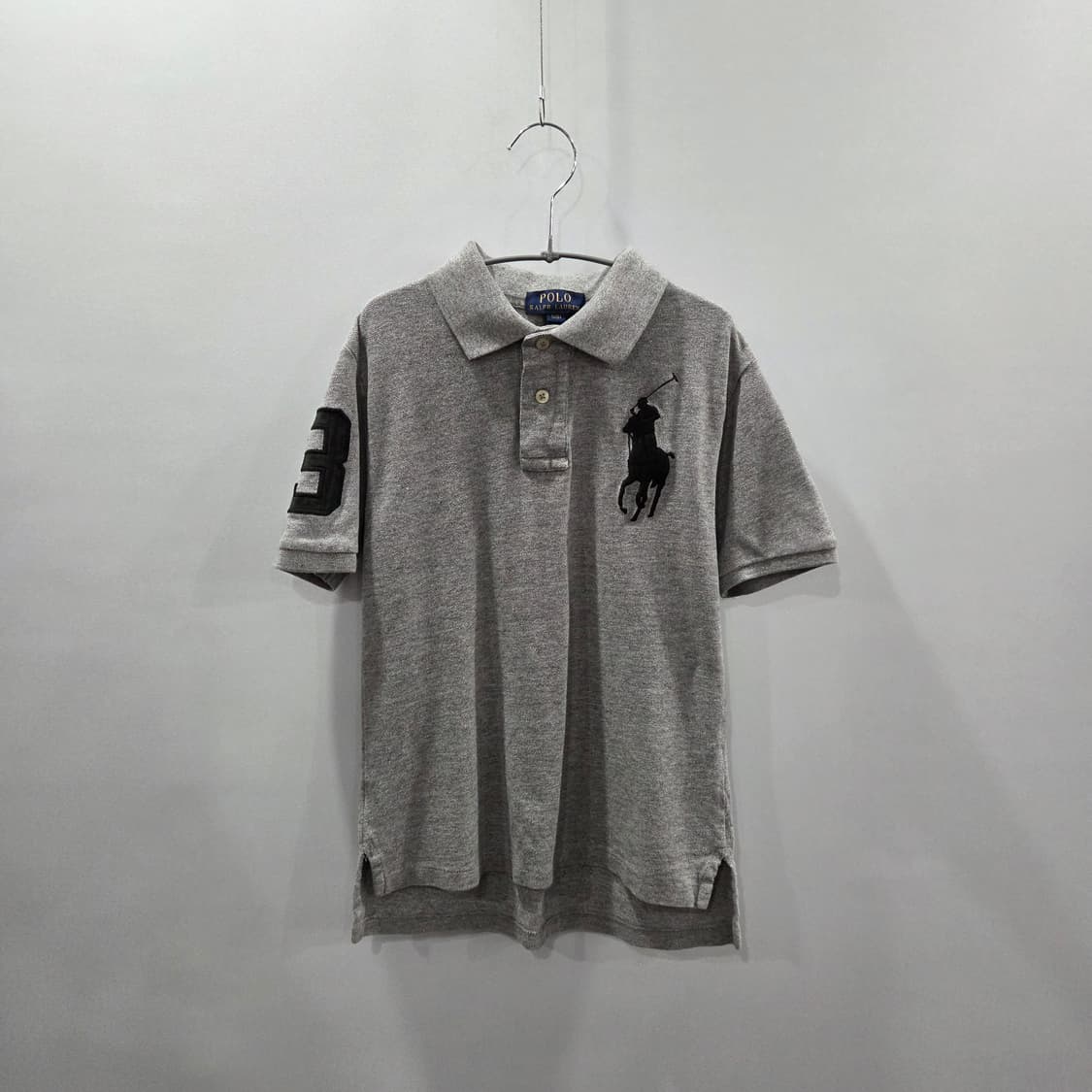 폴로랄프로렌 키즈 빅포니 피케 카라티 그레이 S/8 상품이미지1
