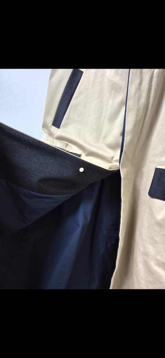 투빌더스하우스 X 썸원라이프 (협업 믹스 패브릭 코트) 상품이미지5