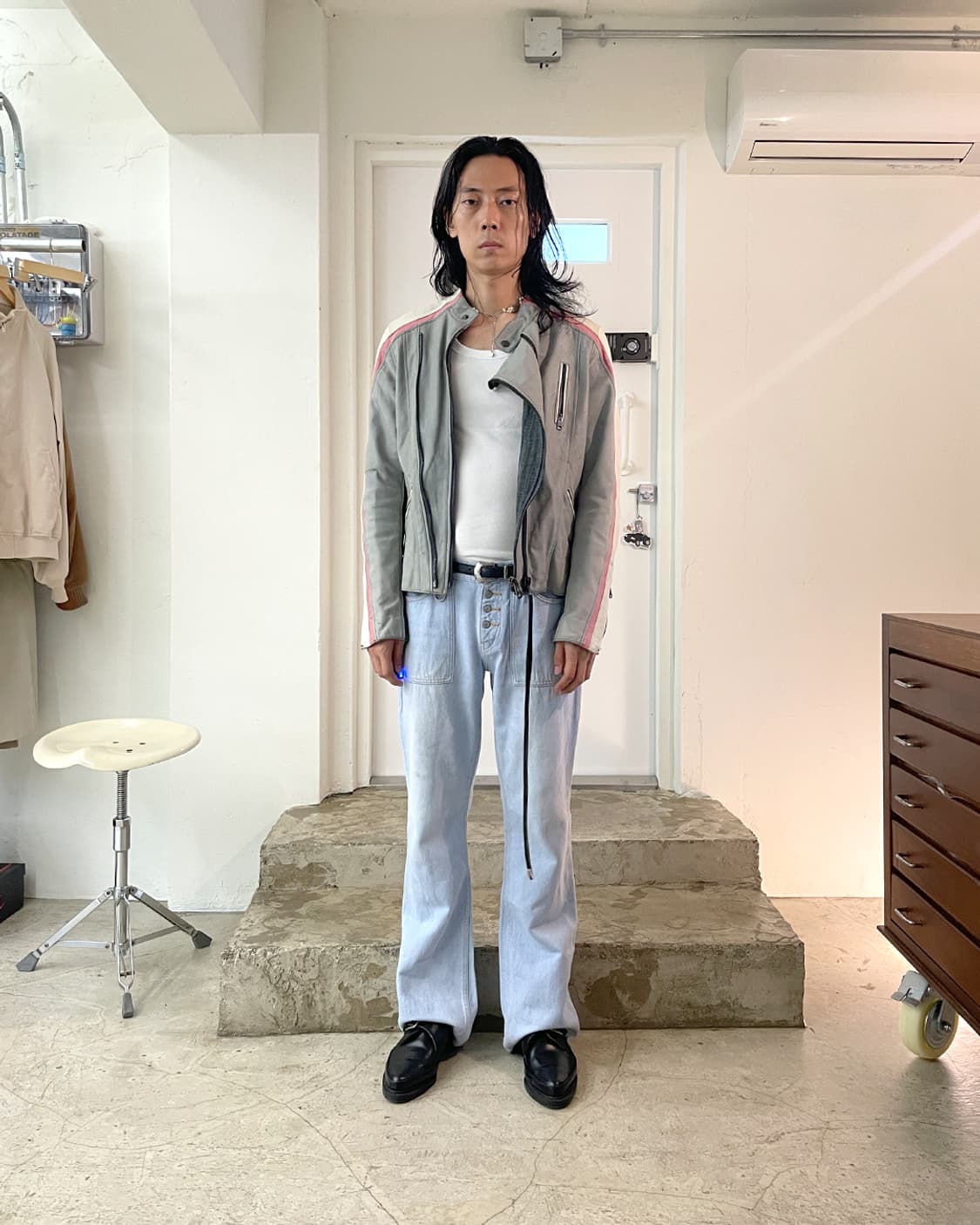 다이네즈 YUN MING 모터사이클 레더 자켓 48 상품이미지8