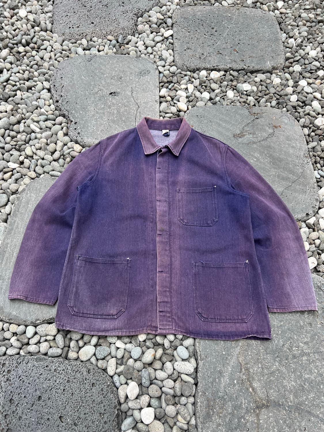 HARD FADED VINTAGE WASHING 빈티지프렌치워크자켓   상품이미지1