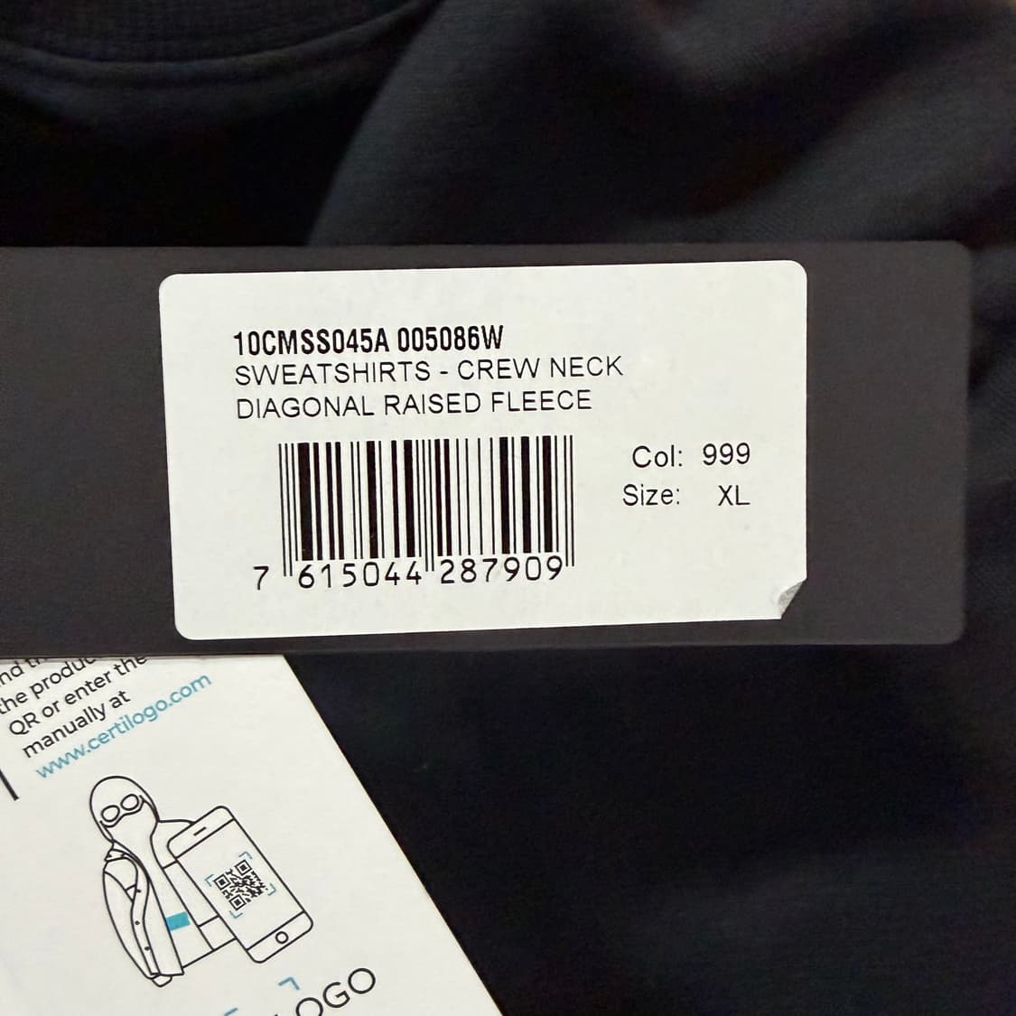 새상품) CP컴퍼니 렌즈와펜 맨투맨 (XL) 상품이미지7