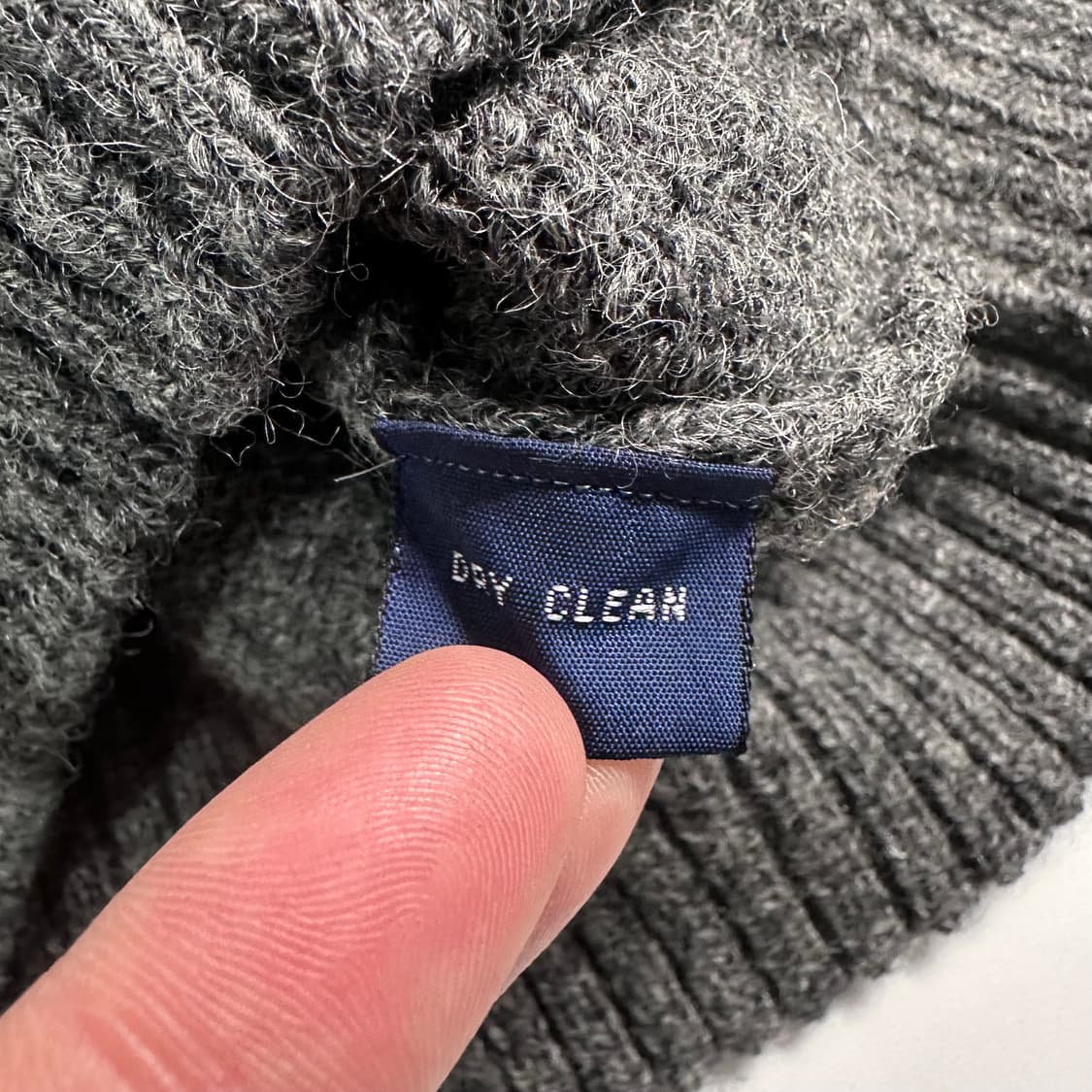 폴로 랄프로렌 셔틀랜드 울 챠콜 니트 상품이미지6