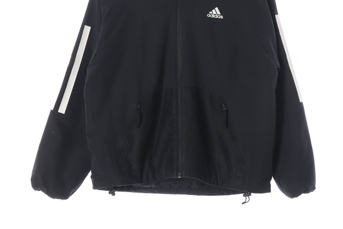 아디다스 여성 3-스트라이프 메쉬 윈드브레이커 M 상품이미지5