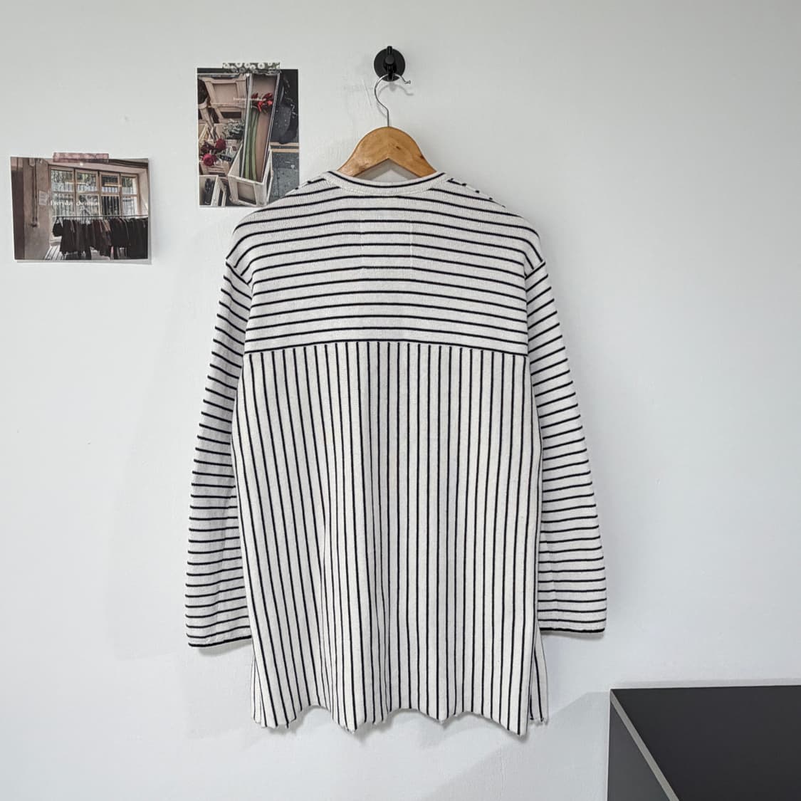 [F] EACH & OTHER 스트라이프 브이넥 가디건 상품이미지2