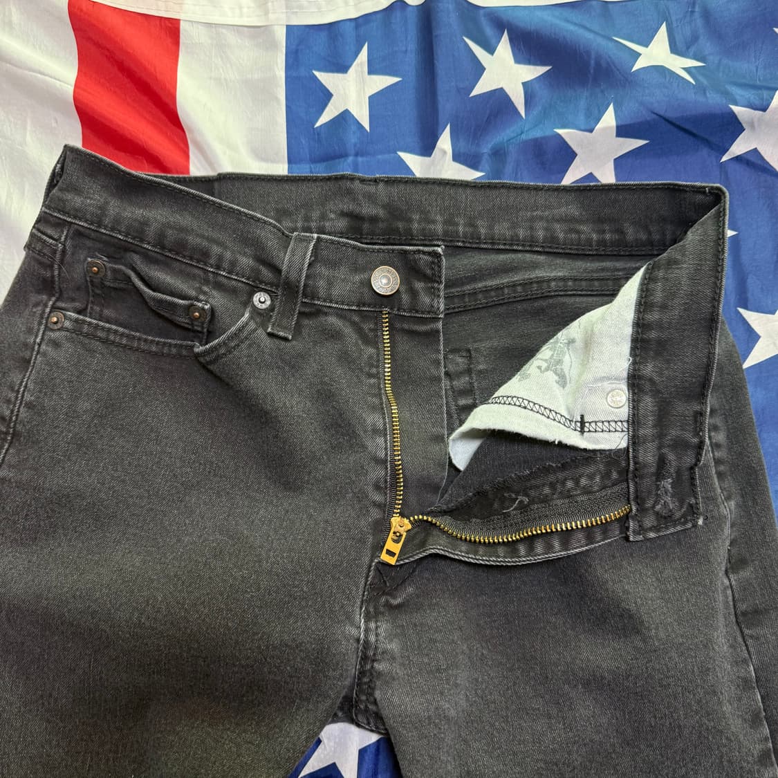 levi's 505 리바이스 505 데님 블랙진 30x32 -23 상품이미지4