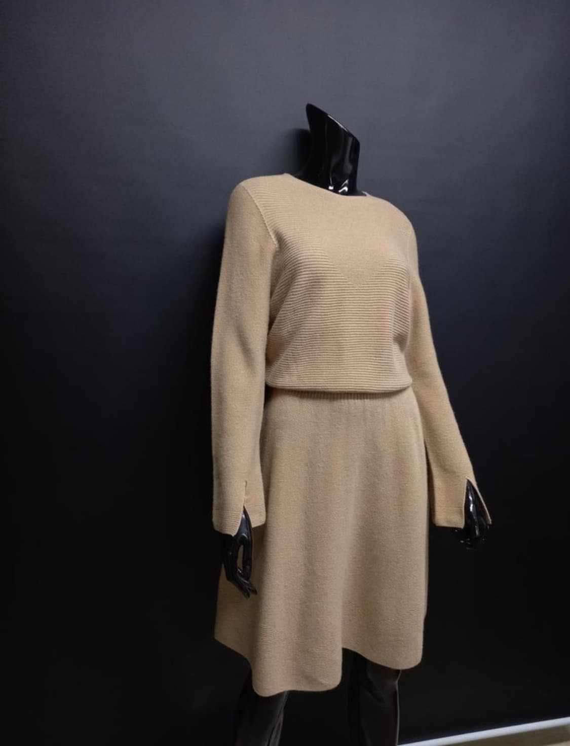 SJSJ 춘추 홀가먼트 울 롱 원피스 F 상품이미지3