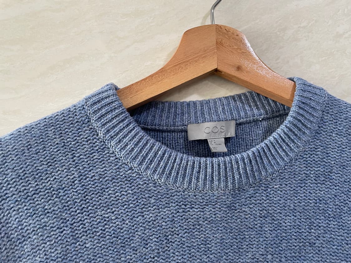 COS / 하늘색 모 니트, 남성 니트 / 95 상품이미지4