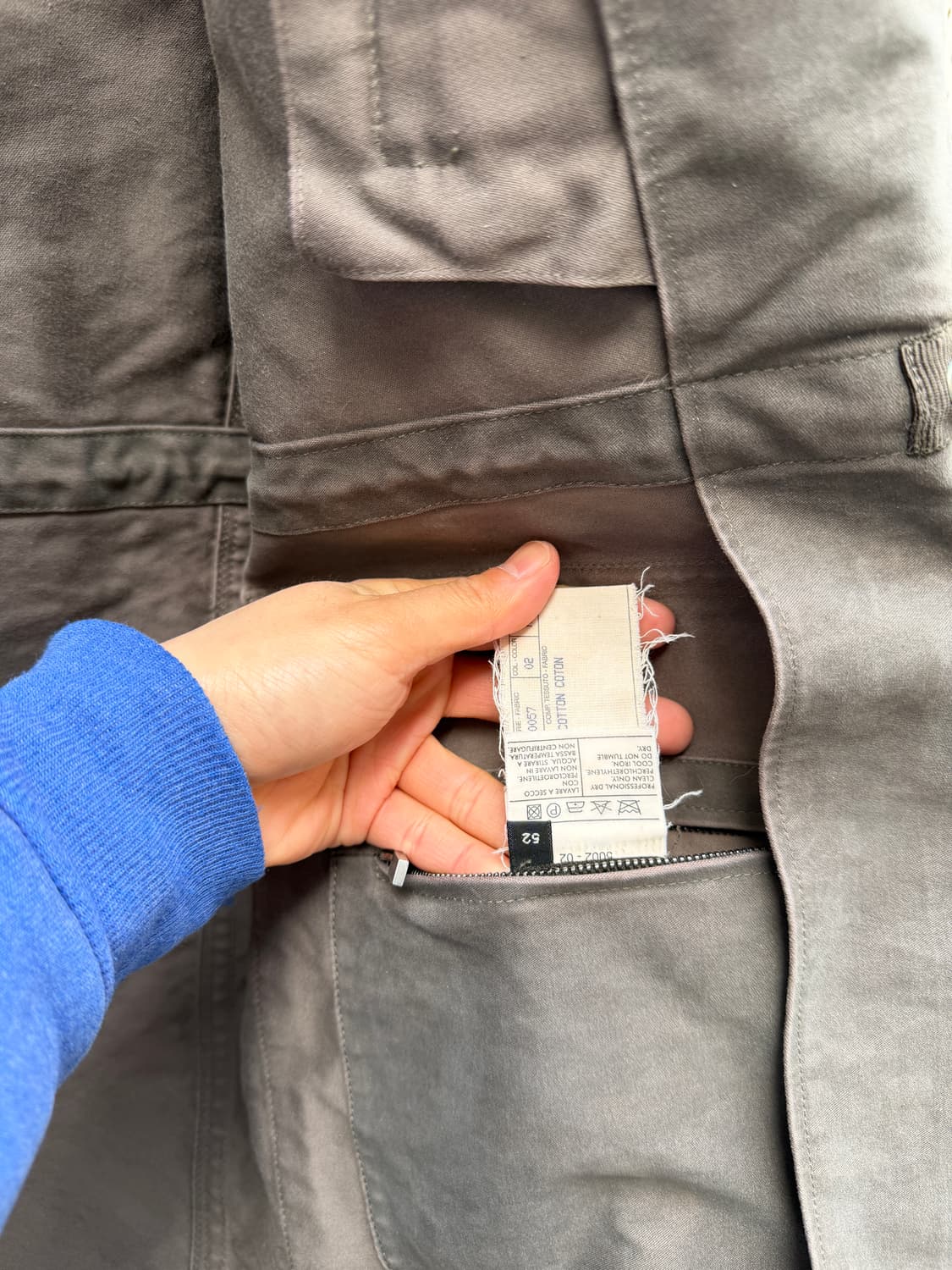 2000s SALVATORE FERRAGAMO 페레가모 몰스킨 후드파카 상품이미지10