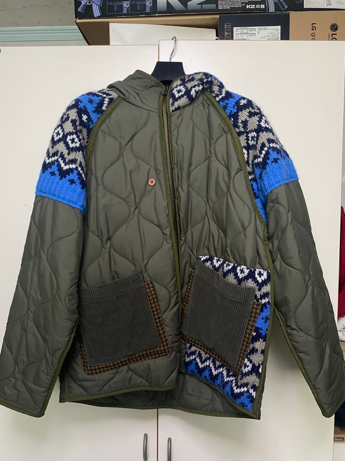 앤더슨벨 퀼팅 자켓 S 상품이미지10