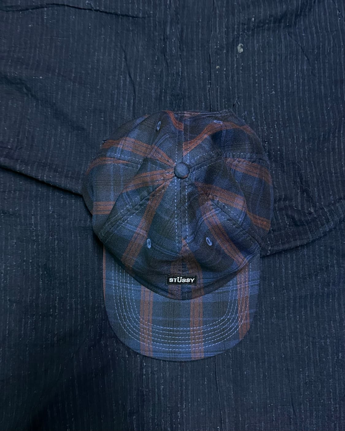 스투시 플래드 스트랩백 OS 상품이미지2